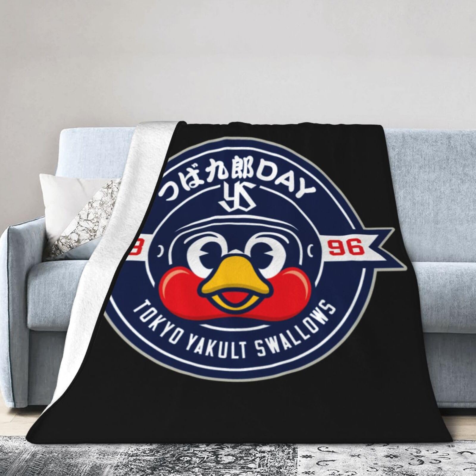 東京ヤクルトスワローズつば九郎 ブランケット blanket フラ